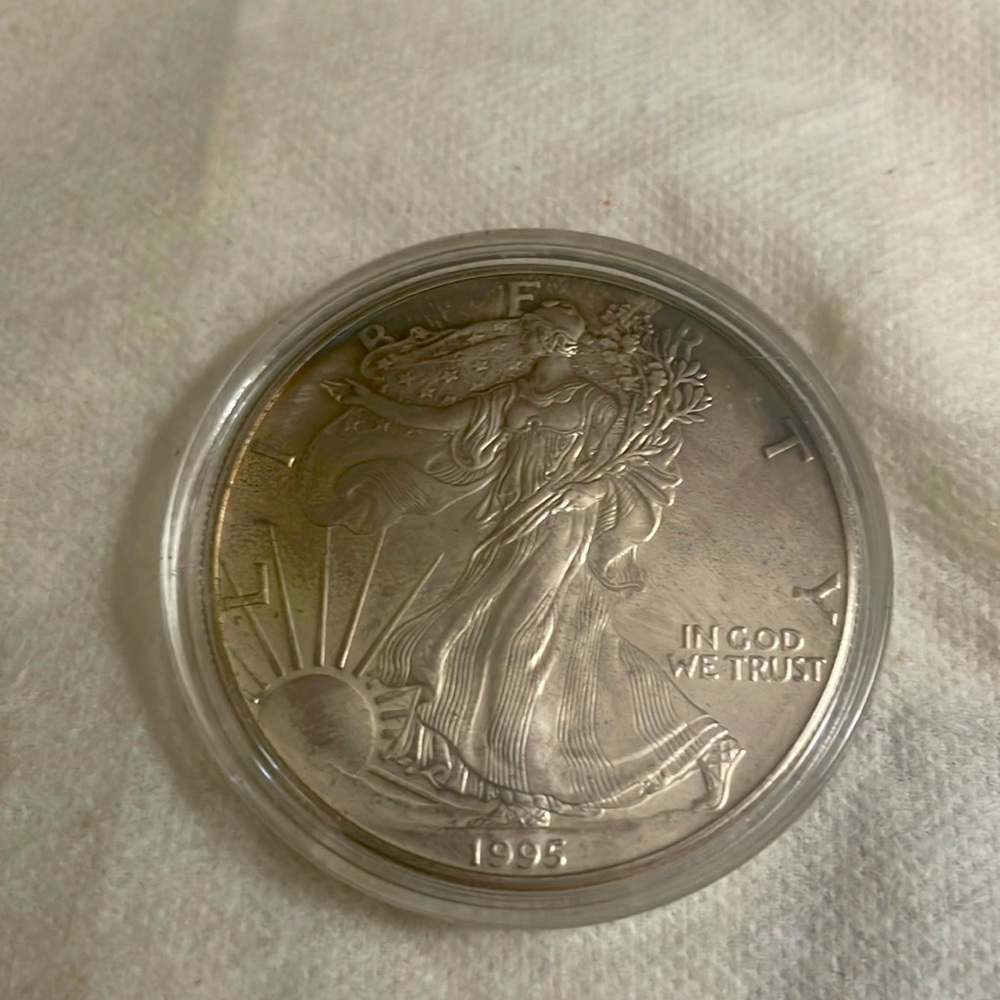 1995 American Silver Eagle .999 Fine Silver Dollar